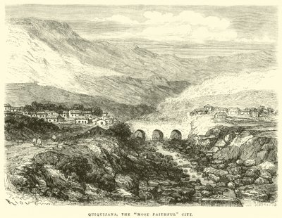 Quiquijana, the Most Faithful City by Edouard Riou